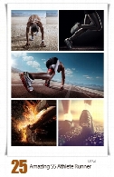تصاویر با کیفیت ورزشکاران دونده از شاتر استوکAmazing ShutterStock Athlete Runner