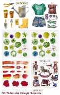 تصاویر وکتورعناصر طراحی آبرنگی از شاتر استوکAmazing ShutterStock Watercolor Design Elements
