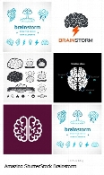 تصاویر وکتور طوفان و تلاطم مغزی از شاتر استوکAmazing ShutterStock Brainstorm