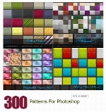 مجموعه پترن با طرح های متنوع300 Patterns For Photoshop