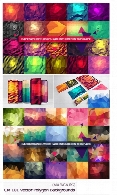 101 تصویر وکتور پس زمینه های رنگارنگ با طرح های هندسی متنوعCM 101 Vector Polygon Backgrounds