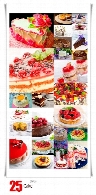 تصاویر با کیفیت کیک، کیک میوه ای، کیک شکلاتی، کاپ کیکCake