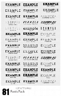 فونت های انگلیسی متنوع81 Fonts Pack