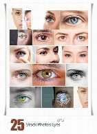تصاویر با کیفیت چشم های رنگی متنوعStock Photos Eyes