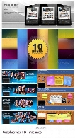 مجموعه تصاویر لایه باز کاور فیسبوک از گرافیک ریورGraphicriver FB Timelines