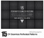 تصاویر پترن با طرح های متنوعCM 15 Seamless Perforated Patterns