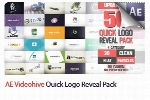 پروژه آماده افترافکتAE Videohive Quick Logo Reveal Pack