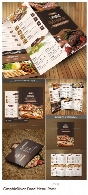تصاویر لایه باز منو، کارت ویزیت و بروشور سه لت غذا از گرافیک ریورGraphicRiver Food Menu Pack