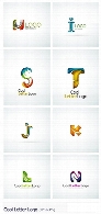 تصاویر وکتور آرم و لوگوی حروف انگلیسیCool Letter Logo