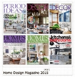 مجله دکوراسیون داخلی خانه، حمام و دستشویی، گلخانه، پذیرایی، اتاق خوابHome Design Magazine 2015