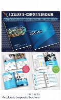 تصاویر لایه باز قالب ایندیزاین بروشورهای تجاری از گرافیک ریورGraphicriver Accelerate Corporate Brochure