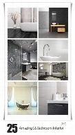 تصاویر با کیفیت طراحی داخلی حمام و دستشویی از شاتر استوکAmazing Shutterstock Bathroom Interior