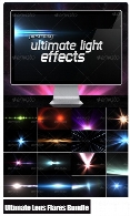 کلیپ آرت مجموعه اشعه های نورانی لنز دوربین از گرافیک ریورGraphicriver Ultimate Lens Flares Bundle