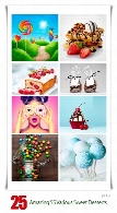 تصاویر با کیفیت شیرینی و شکلات های متنوع از شاتر استوکAmazing Shutterstock Various Sweet Desserts