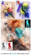 اکشن فتوشاپ ایجاد افکت هنری بر روی تصاویر از گرافیک ریورGraphicRiver ModernArt Photoshop Action