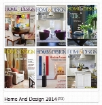 مجله دکوراسیون داخلی خانه، اتاق خواب، پذیرایی مدرنHome And Design 2014 Full Year Collection