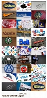 تصاویر با کیفیت لوگوی برندهای معروفPopular Brands Logos