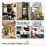مجله دکوراسیون داخلی خانه، اتاق خواب، پذیرایی مدرن 2015Home And Decor Modern 2015