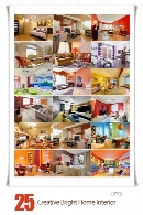 تصاویر با کیفیت طراحی داخلی مدرن خانهCreative Bright Home Interior