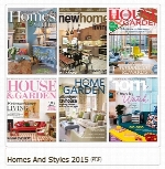 مجله دکوراسیون داخلی خانه، اتاق خواب، پذیرایی مدرن 2015Homes And Styles 2015