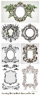 تصاویر وکتور فریم های تزئینی متنوع از شاتر استوکAmazing ShutterStock Baroque Frames