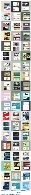 مجموعه تصاویر وکتور قالب های آماده کارت ویزیت با طرح های متنوعBusiness Cards Template Design Collection Vector