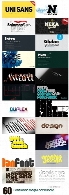 مجموعه فونت های لاتین متنوعFontFabric Mega Font Bundle