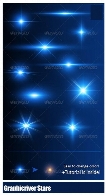 تصاویر لایه باز ستاره های متنوع از گرافیک یورGraphicriver Stars
