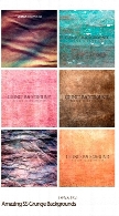 تصاویر وکتور پس زمینه های رنگارنگ گرانج از شاتر استوکAmazing ShutterStock Grunge Backgrounds