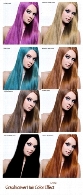 اکشن فتوشاپ افکت تغییر رنگ مو از گرافیک ریورGraphicriver Hair Color Effect