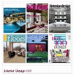 مجموعه مجلات دکوراسیون داخلی خانه، حیاط، اتاقInterior Design