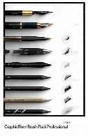 براش فتوشاپ قلم های متنوع از گرافیک ریورGraphicRiver Brush Pack Professional