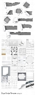 تصاویر وکتور عناصر طراحی کاغذیPaper Design Elements