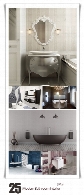 تصاویر با کیفیت طراحی داخلی مدرن دستشویی و حمامModern Bathroom Interior