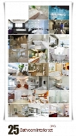تصاویر با کیفیت دکوراسیون داخلی حمام و دستشوییBathroom Interior set