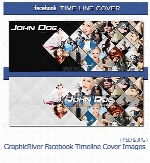 تصاویر لایه باز قالب لوزی لوزی کاور فیسبوک از گرافیک ریورGraphicRiver Facebook Timeline Cover Images
