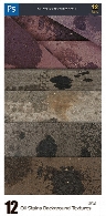 تصاویر تکسچر لکه های روغن بر روی سنگ و آسفالتOil Stains Background Textures