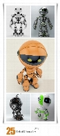 تصاویر با کیفیت رباط های سه بعدی از شاتر استوکShutterstock Robot Character