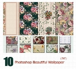 پترن گلدار فتوشاپPhotoshop Beautiful Wallpaper Patterns