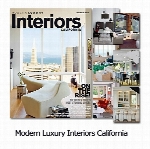 مجله طراحی و چیدمان مبلمان مدرن و کلاسیکModern Luxury Interiors California Magazine Spring 2013