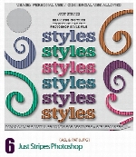 استایل با افکت راه راهJust Stripes Photoshop ASL Styles