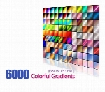مجموعه ی زیبا از گرادینت های فتوشاپ6000 Colorful Gradients For Photoshop