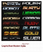 استایل مدرن از گرافیک ریورGraphicRiver 15 Modern Styles
