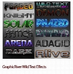 استایل افکت های متنوع از گرافیک ریورGraphicRiver Wild Text Effects
