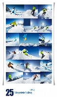 تصاویر با کیفیت اسکی روی برفMountain Skiing
