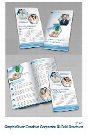 تصاویر لایه باز قالب آماده بروشورهای تجاری از گرافیک ریورFold Brochure