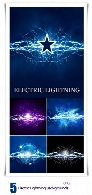 تصاویر با کیفیت پس زمینه رعد و برق الکترونیکیElectric Lightning Backgrounds