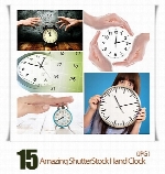 تصاویر با کیفیت ساعت از شاتر استوکAmazing ShutterStock Hand Clock