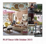 مجله طراحی دکوراسیون، طراحی داخلیELLE Decor USA October 2013