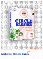 براش دایره و حلقه از گرافیک ریورGraphicRiver 100 Circle Brushes Photoshop Brushes
